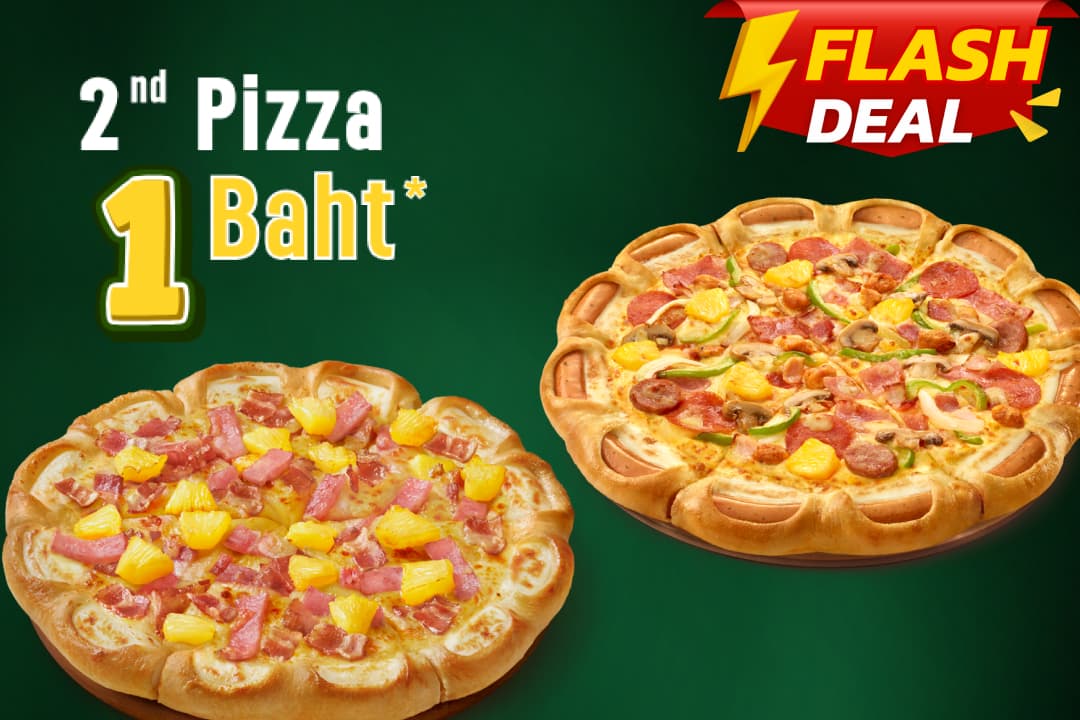 2nd Pizza at 1 THB